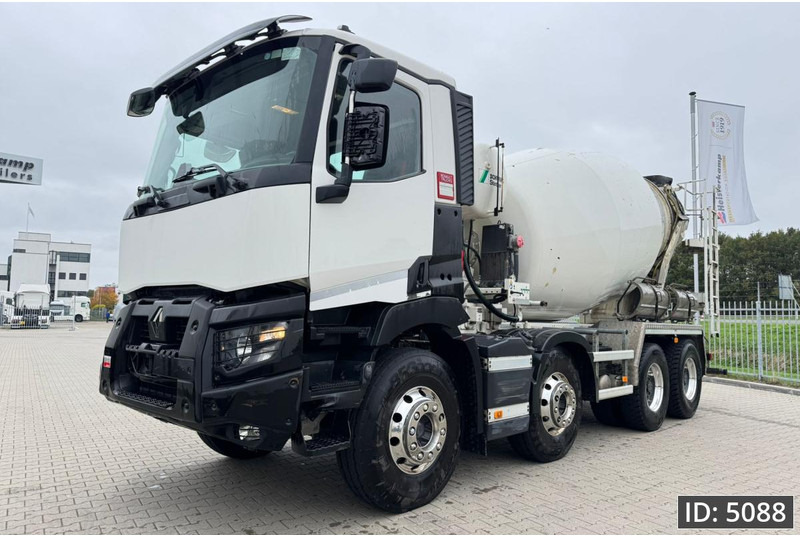 Renault C480 Day Cab, Euro 6, 8x4 / Full steel / 9m3 / TOP!! - Камион миксер за бетон: слика 1 Renault C480 Day Cab, Euro 6, 8x4 / Full steel / 9m3 / TOP!! - Камион миксер за бетон: слика 1