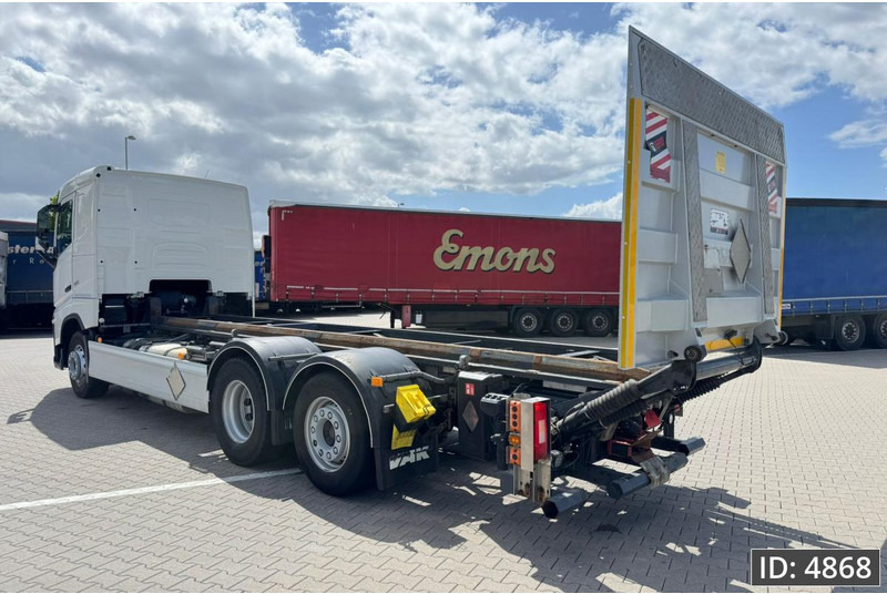 Volvo FH 500 Globetrotter, Euro 6, / 6x2 / Hydraulic body / frame 7.4 m / Tail lift - Транспортер на контејнер/ Камион со променливо тело: слика 2 Volvo FH 500 Globetrotter, Euro 6, / 6x2 / Hydraulic body / frame 7.4 m / Tail lift - Транспортер на контејнер/ Камион со променливо тело: слика 2