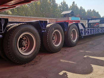 TITAN 120 Ton Lowboy Truck Trailer for Sale in Zambia - Полуприколка за низок утовар: слика 4 TITAN 120 Ton Lowboy Truck Trailer for Sale in Zambia - Полуприколка за низок утовар: слика 4