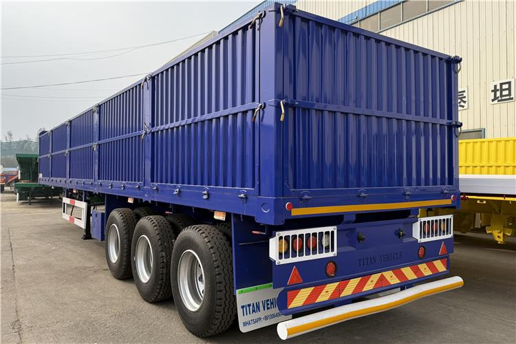 TITAN 1800mm High Side Wall Trailer with 80 Ton Capacity In Congo - Полуприколка платформа: слика 1 TITAN 1800mm High Side Wall Trailer with 80 Ton Capacity In Congo - Полуприколка платформа: слика 1