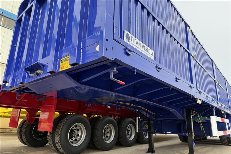 TITAN 1800mm High Side Wall Trailer with 80 Ton Capacity In Congo - Полуприколка платформа: слика 4 TITAN 1800mm High Side Wall Trailer with 80 Ton Capacity In Congo - Полуприколка платформа: слика 4