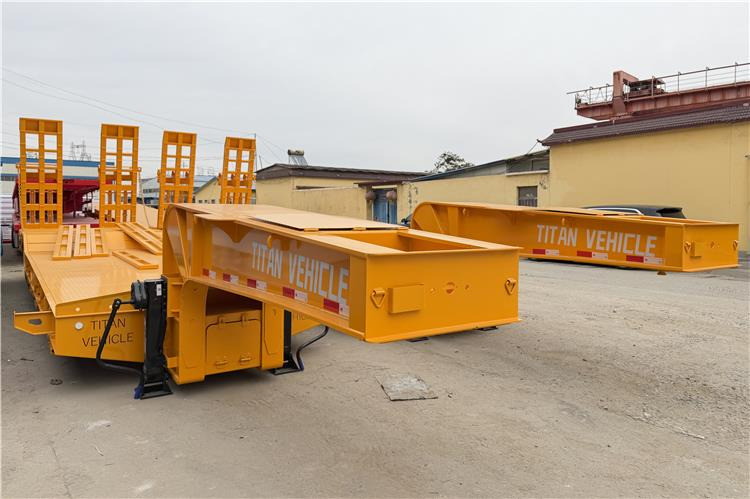 TITAN 2 Axle 50 Ton Low Bed Trailer for Sale In Nigeria Lagos - Полуприколка за низок утовар: слика 2 TITAN 2 Axle 50 Ton Low Bed Trailer for Sale In Nigeria Lagos - Полуприколка за низок утовар: слика 2