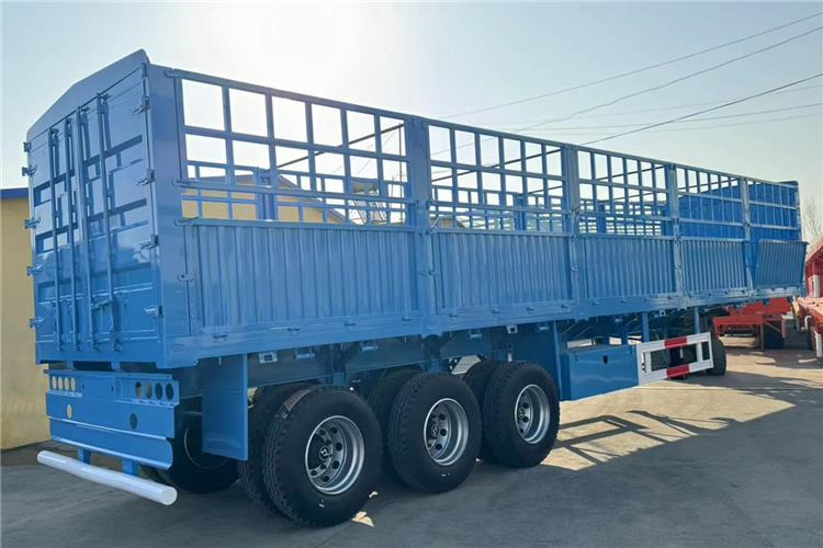 TITAN 3 Axle 60 Ton Cargo Semi Trailer for Sale In Sudan - Полуприколка за добиток: слика 2 TITAN 3 Axle 60 Ton Cargo Semi Trailer for Sale In Sudan - Полуприколка за добиток: слика 2