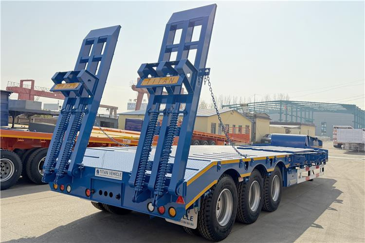 TITAN 3 Axle 80 Ton Low Bed Trailer Price for Sale In Nigeria - Полуприколка за низок утовар: слика 5 TITAN 3 Axle 80 Ton Low Bed Trailer Price for Sale In Nigeria - Полуприколка за низок утовар: слика 5