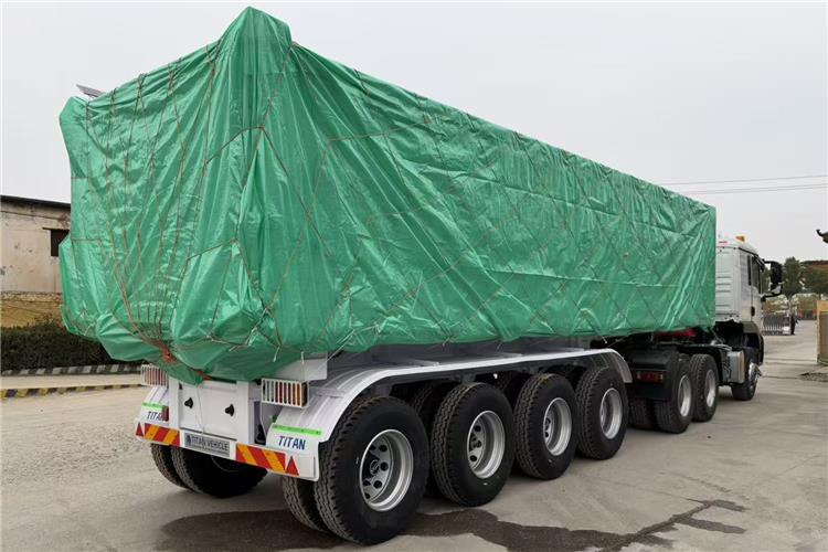 TITAN 4 Axle 80 Ton Dump Semi Trailer for Sale In Cameroon - Кипер полуприколка: слика 4 TITAN 4 Axle 80 Ton Dump Semi Trailer for Sale In Cameroon - Кипер полуприколка: слика 4