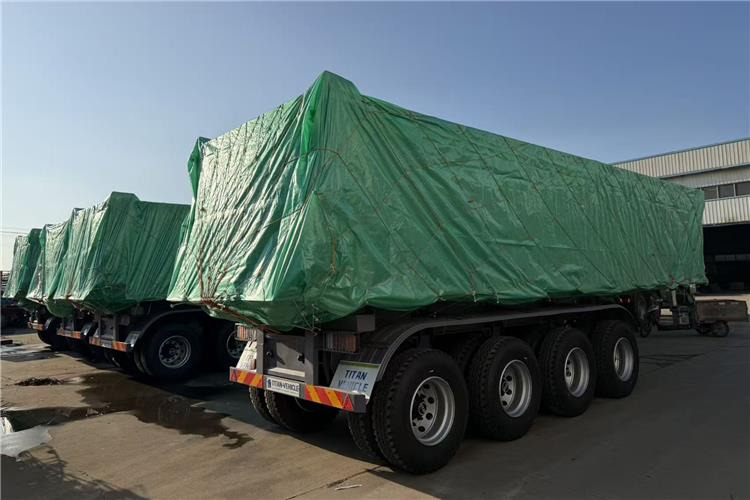 TITAN 4 Axle 80 Ton Dump Trailer for Sale In Cameroon - Кипер полуприколка: слика 5 TITAN 4 Axle 80 Ton Dump Trailer for Sale In Cameroon - Кипер полуприколка: слика 5