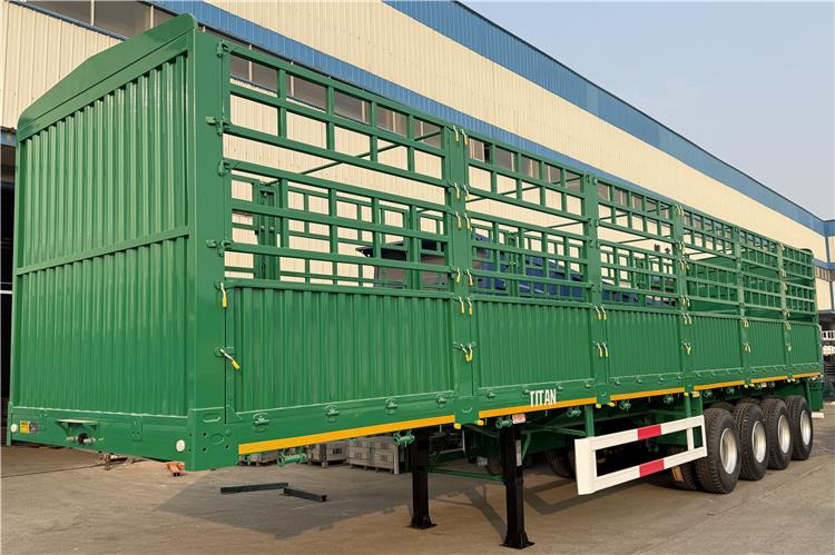TITAN 4 Axle 80 Ton Livestock Semi Trailer for Sale In Sudan - Полуприколка за добиток: слика 1 TITAN 4 Axle 80 Ton Livestock Semi Trailer for Sale In Sudan - Полуприколка за добиток: слика 1