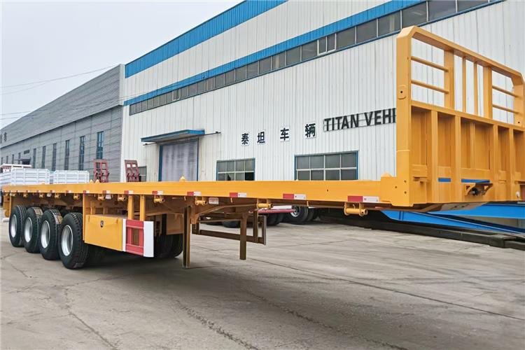 TITAN 4 Axle Flatbed Trailer for Sale Price In Senegal - Полуприколка платформа: слика 3 TITAN 4 Axle Flatbed Trailer for Sale Price In Senegal - Полуприколка платформа: слика 3