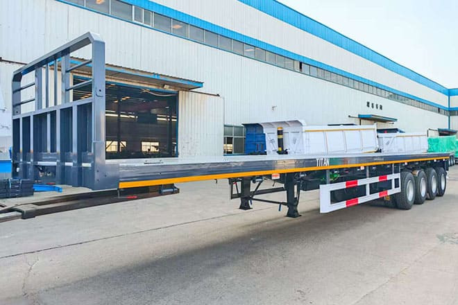 TITAN 4 Axle Flatbed Trailer for Sale in Zimbabwe - Полуприколка платформа: слика 1 TITAN 4 Axle Flatbed Trailer for Sale in Zimbabwe - Полуприколка платформа: слика 1
