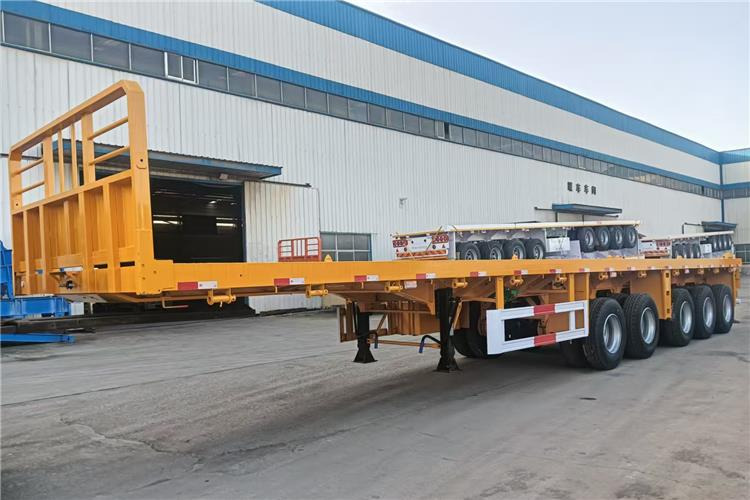 TITAN 5 Axle 13M Flatbed Trailer Price for Sale In Zimbabwe - Полуприколка платформа: слика 2 TITAN 5 Axle 13M Flatbed Trailer Price for Sale In Zimbabwe - Полуприколка платформа: слика 2