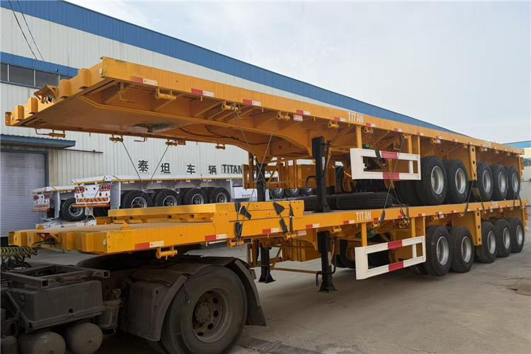 TITAN 5 Axle 13M Flatbed Trailer Price for Sale In Zimbabwe - Полуприколка платформа: слика 4 TITAN 5 Axle 13M Flatbed Trailer Price for Sale In Zimbabwe - Полуприколка платформа: слика 4
