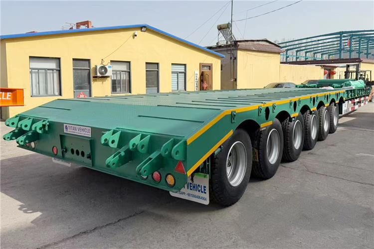 TITAN 6 Axle 80 Ton Low Loader Semi Trailer for Sale In Zambia - Полуприколка за низок утовар: слика 4 TITAN 6 Axle 80 Ton Low Loader Semi Trailer for Sale In Zambia - Полуприколка за низок утовар: слика 4