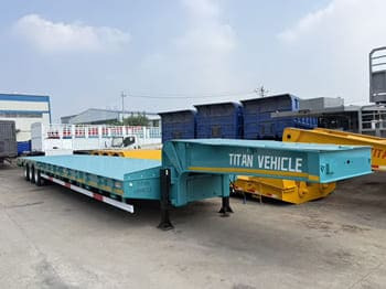 TITAN Drop Deck Semi Trailer for Sale in Kuwait - Полуприколка за низок утовар: слика 1 TITAN Drop Deck Semi Trailer for Sale in Kuwait - Полуприколка за низок утовар: слика 1