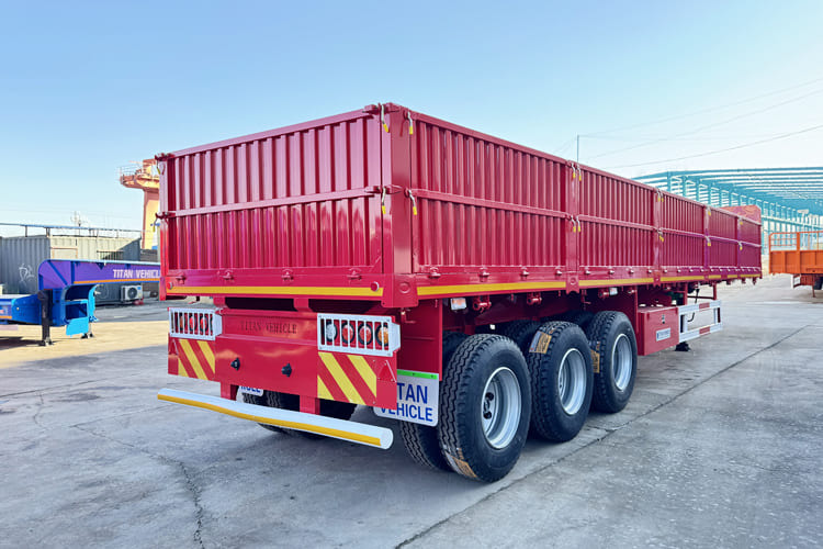 TITAN Drop Side Trailer for Sale in Mali - Полуприколка платформа: слика 2 TITAN Drop Side Trailer for Sale in Mali - Полуприколка платформа: слика 2