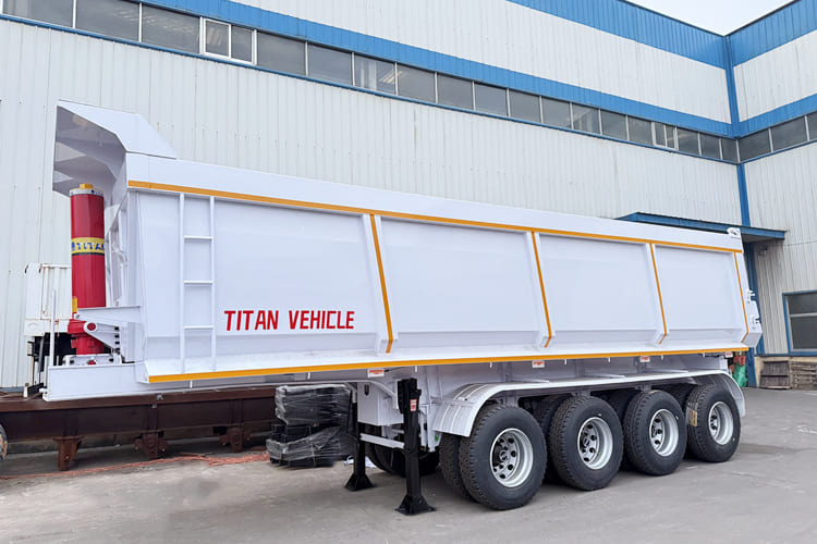 TITAN End Dump Trailer for Sale in Kenya - Кипер полуприколка: слика 1 TITAN End Dump Trailer for Sale in Kenya - Кипер полуприколка: слика 1