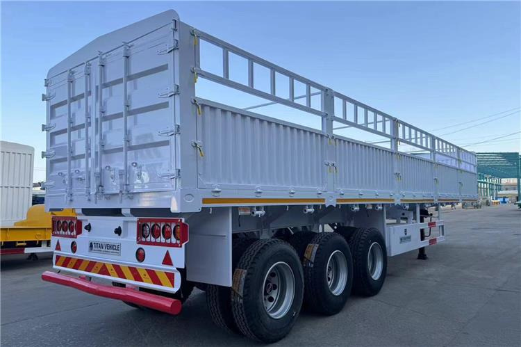 TITAN In Stock 30/40/50 Ton Fence Semi Trailer Transport Cargo Bulk In Senegal - Полуприколка за добиток: слика 2 TITAN In Stock 30/40/50 Ton Fence Semi Trailer Transport Cargo Bulk In Senegal - Полуприколка за добиток: слика 2