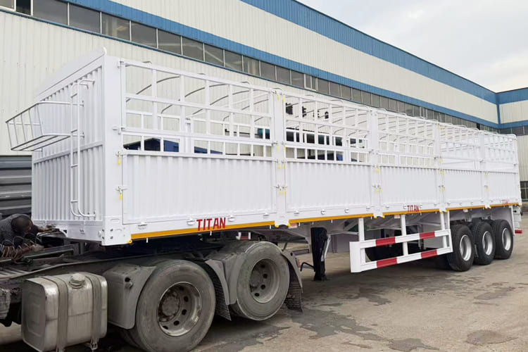 TITAN Livestock Fence Semi Trailer for Sale in Malawi - Полуприколка за добиток: слика 1 TITAN Livestock Fence Semi Trailer for Sale in Malawi - Полуприколка за добиток: слика 1