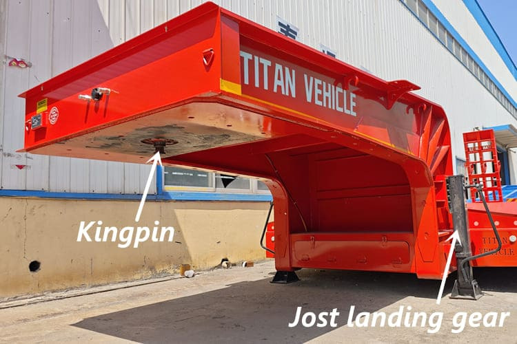 TITAN Lowbed Trailer for Sale in Saudi Arabia - Полуприколка за низок утовар: слика 5 TITAN Lowbed Trailer for Sale in Saudi Arabia - Полуприколка за низок утовар: слика 5