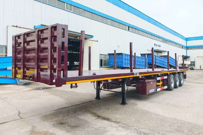TITAN New 3 Axle Flatbed Trailers for Sale in Malawi - Полуприколка платформа: слика 3 TITAN New 3 Axle Flatbed Trailers for Sale in Malawi - Полуприколка платформа: слика 3