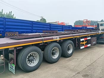 TITAN Semi Truck Flatbed Traile for Sale in Saudi Arabia - Полуприколка платформа: слика 2 TITAN Semi Truck Flatbed Traile for Sale in Saudi Arabia - Полуприколка платформа: слика 2