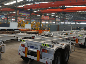 TITAN Shipping Container Trailer for Sale in Ghana - Шасијска полуприколка: слика 3 TITAN Shipping Container Trailer for Sale in Ghana - Шасијска полуприколка: слика 3