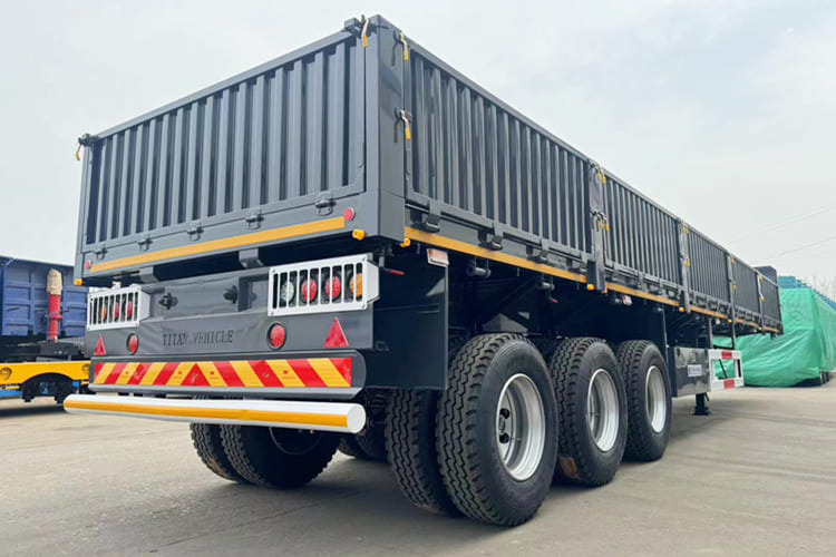 TITAN Side Wall Semi Trailer for Sale in Tanzania - Полуприколка платформа: слика 3 TITAN Side Wall Semi Trailer for Sale in Tanzania - Полуприколка платформа: слика 3