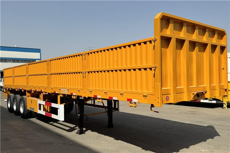 TITAN Tri Axle Side Wall Semi Trailer with 60 Ton Capcaity for Sale In Senegal - Полуприколка платформа: слика 1 TITAN Tri Axle Side Wall Semi Trailer with 60 Ton Capcaity for Sale In Senegal - Полуприколка платформа: слика 1