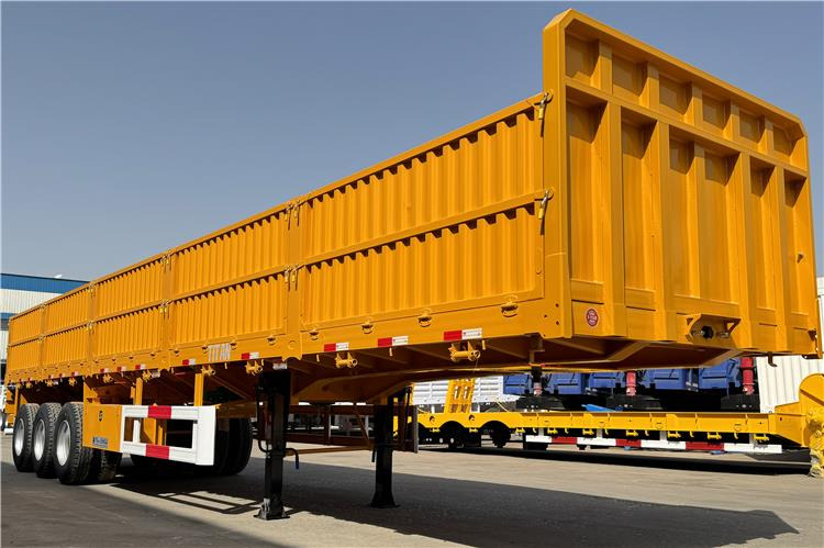 TITAN Tri Axle Side Wall Semi Trailer with 60 Ton Capcaity for Sale In Senegal - Полуприколка платформа: слика 2 TITAN Tri Axle Side Wall Semi Trailer with 60 Ton Capcaity for Sale In Senegal - Полуприколка платформа: слика 2