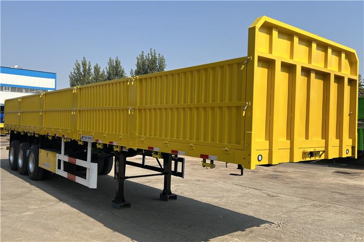 TITAN Triple Axle Trailer with Drop Side Trailer for Sale In Ghana - Полуприколка платформа: слика 1 TITAN Triple Axle Trailer with Drop Side Trailer for Sale In Ghana - Полуприколка платформа: слика 1