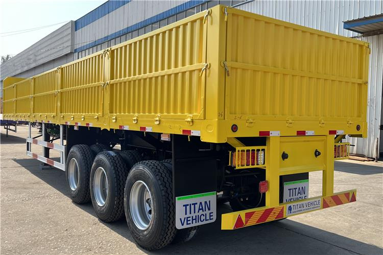 TITAN Triple Axle Trailer with Drop Side Trailer for Sale In Ghana - Полуприколка платформа: слика 4 TITAN Triple Axle Trailer with Drop Side Trailer for Sale In Ghana - Полуприколка платформа: слика 4