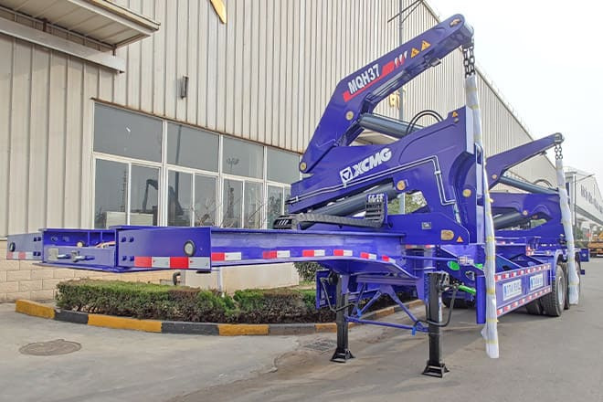 XCMG 40 Ft Container Side Loader Trailer for Sale in Papua New Guinea - Транспортер на контејнер/ Полуприколка со променливо тело: слика 1 XCMG 40 Ft Container Side Loader Trailer for Sale in Papua New Guinea - Транспортер на контејнер/ Полуприколка со променливо тело: слика 1