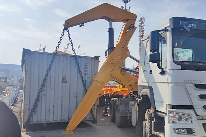 XCMG 40T Container Side Lift Trailer for Sale in Nigeria - Транспортер на контејнер/ Полуприколка со променливо тело: слика 5 XCMG 40T Container Side Lift Trailer for Sale in Nigeria - Транспортер на контејнер/ Полуприколка со променливо тело: слика 5