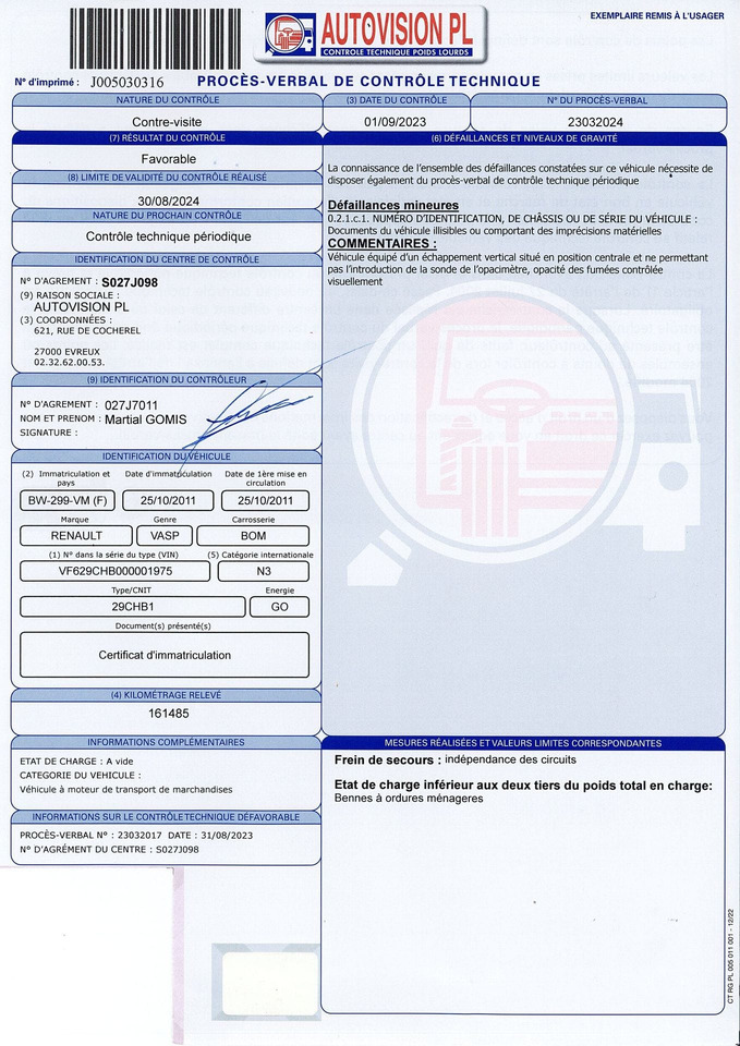 BOM de marque Renault 310 DXI - benne SEMAT bi compartiment - boite de vitesse récente de 5000 km - 2 pneus neufs - dernier passage aux mines en septembre 2023 - arrêt de circulation octobre 2023 - ba - Камион за ѓубре: слика 5 BOM de marque Renault 310 DXI - benne SEMAT bi compartiment - boite de vitesse récente de 5000 km - 2 pneus neufs - dernier passage aux mines en septembre 2023 - arrêt de circulation octobre 2023 - ba - Камион за ѓубре: слика 5