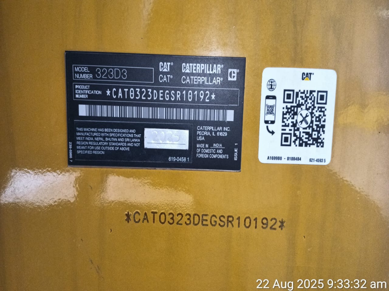 CATERPILLAR 323D3 - Багер гасеничар: слика 4 CATERPILLAR 323D3 - Багер гасеничар: слика 4