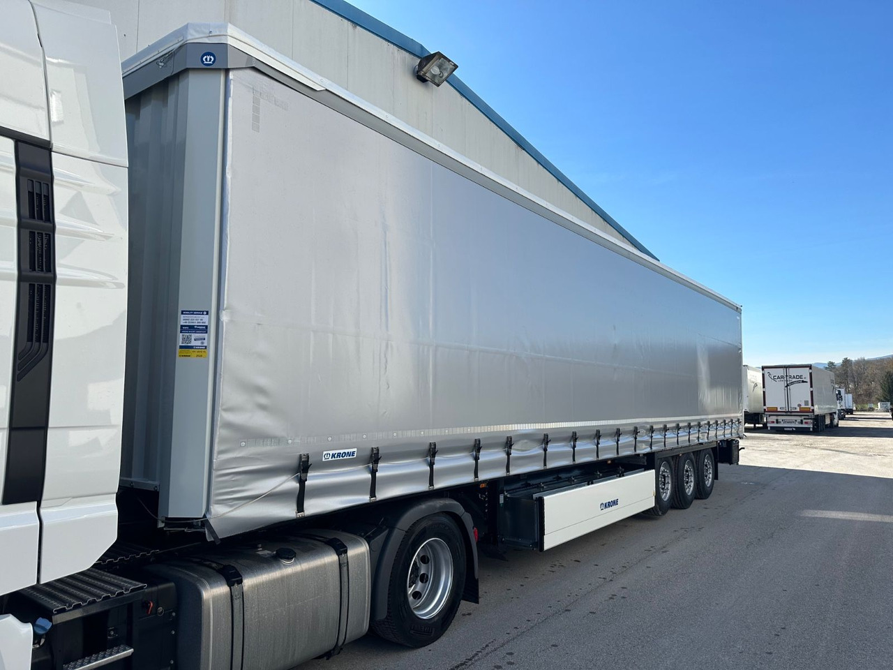 Krone SDP27 Lift/Pal-Kast/Alulatten Krone SDP27 Lift/Pal-Kast/Alulatten 5STK - Полуприколка со церада: слика 1 Krone SDP27 Lift/Pal-Kast/Alulatten Krone SDP27 Lift/Pal-Kast/Alulatten 5STK - Полуприколка со церада: слика 1