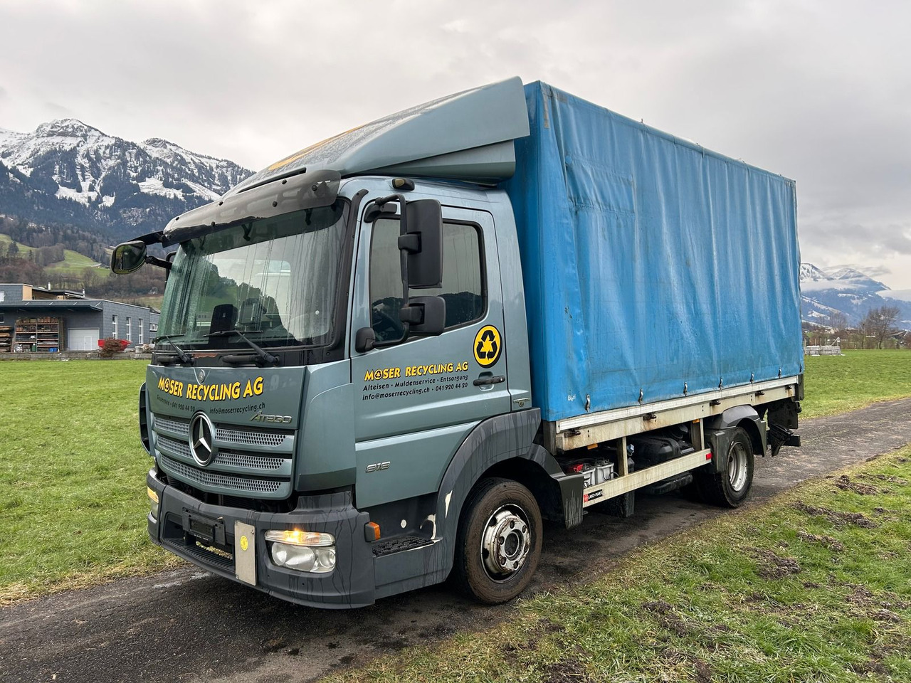 MERCEDES-BENZ Atego 818 - Камион со церада: слика 1 MERCEDES-BENZ Atego 818 - Камион со церада: слика 1