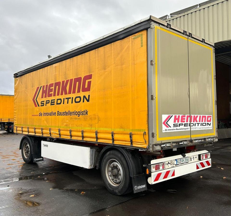 Anhänger + Krone + 2 Achsen + Scheibenbremse + EZ 2016 + TÜV - Приколка со церада: слика 2 Anhänger + Krone + 2 Achsen + Scheibenbremse + EZ 2016 + TÜV - Приколка со церада: слика 2