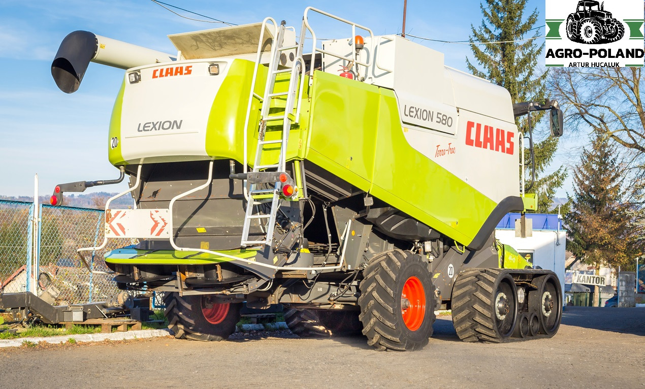 CLAAS LEXION 580 TT - 3326 h - 2008 ROK - QUANTIMETER + VARIO 750 - LASER PILOT - Комбајн: слика 3 CLAAS LEXION 580 TT - 3326 h - 2008 ROK - QUANTIMETER + VARIO 750 - LASER PILOT - Комбајн: слика 3