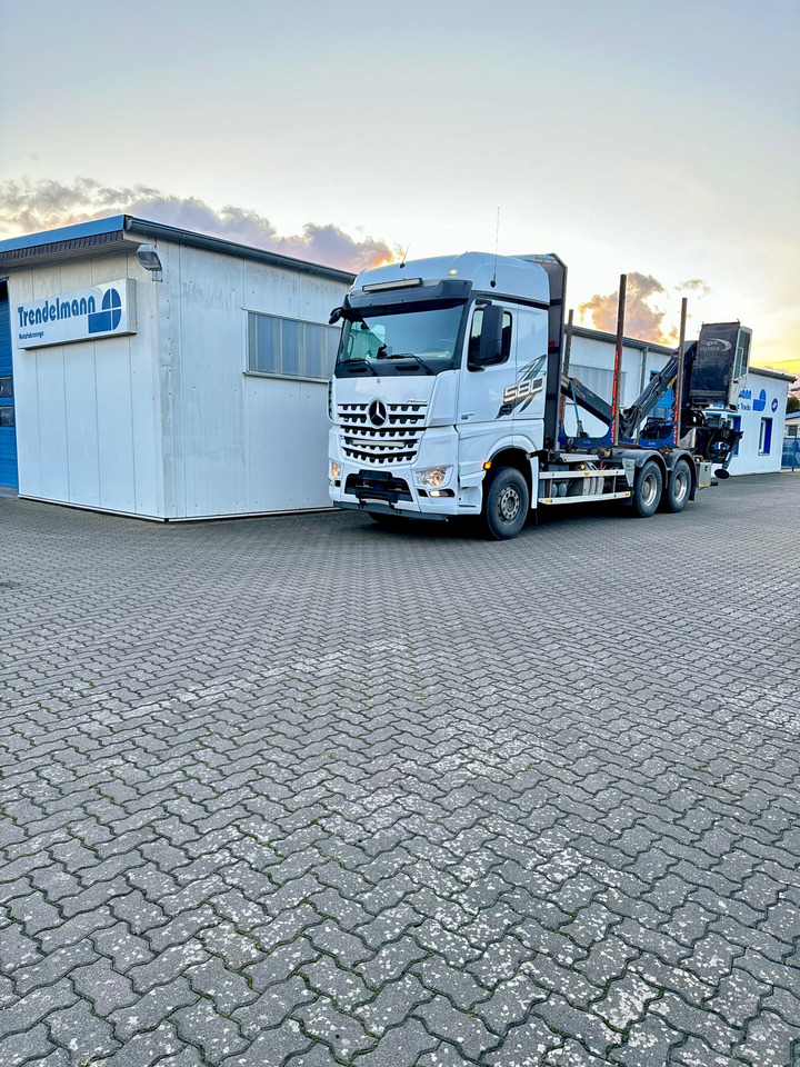 Mercedes Arocs 3358 L 6x4 Radstand 4500 Arocs 3358 L 6x4 Blatt-Luft Gefedert - Камион за дрва: слика 1 Mercedes Arocs 3358 L 6x4 Radstand 4500 Arocs 3358 L 6x4 Blatt-Luft Gefedert - Камион за дрва: слика 1