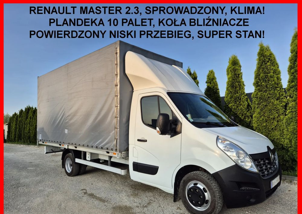 Renault Master 2.3 Plandeka 10 palet Bliźniaki - Комбе со отворен сандак: слика 1 Renault Master 2.3 Plandeka 10 palet Bliźniaki - Комбе со отворен сандак: слика 1
