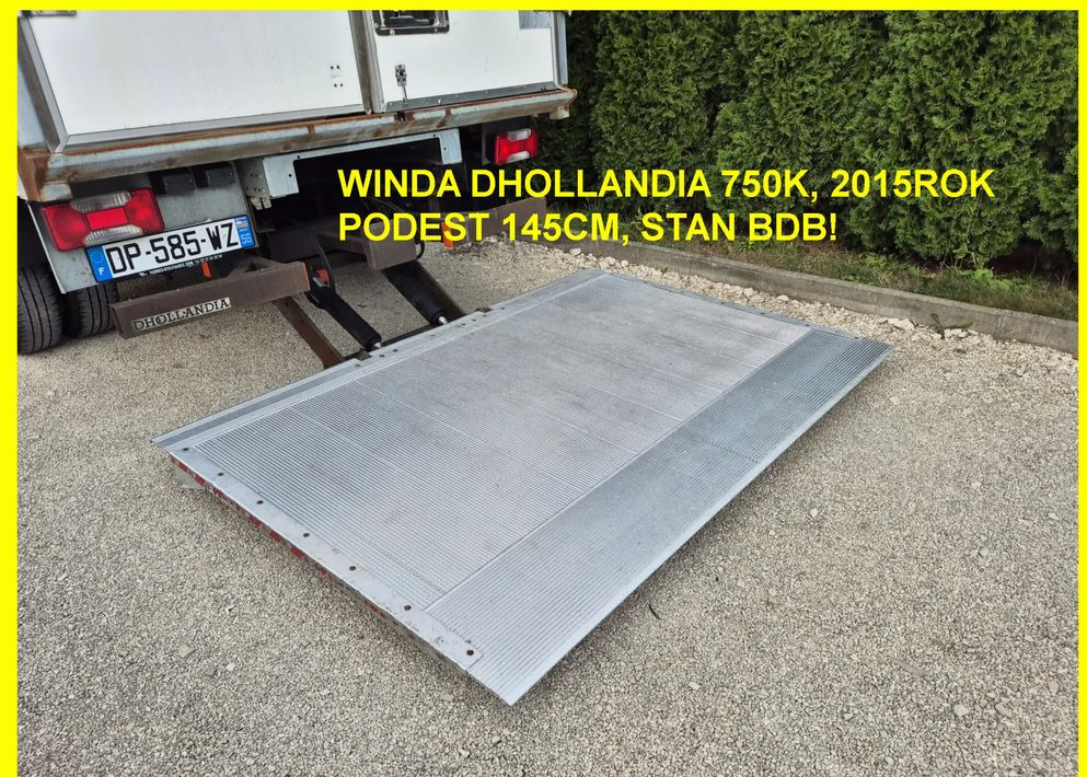 Winda Dhollandia 750kg Iveco , 2015 rok ,stan bdb! - Заден лифт за утовар: слика 1 Winda Dhollandia 750kg Iveco , 2015 rok ,stan bdb! - Заден лифт за утовар: слика 1