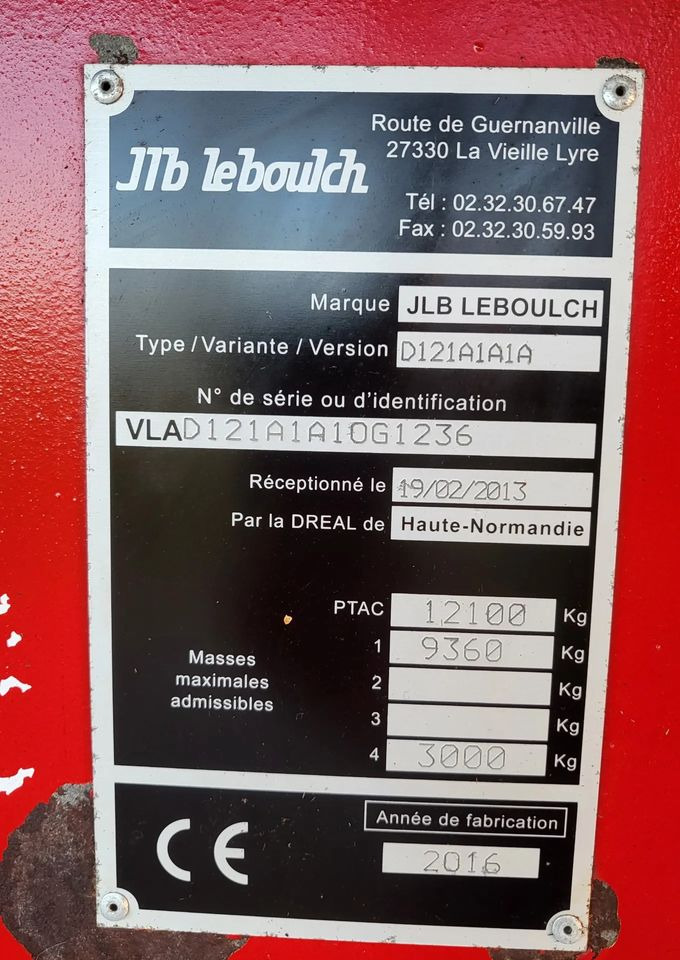 Leboulch HVS 51S12 - Распрскувач на арско ѓубриво: слика 5 Leboulch HVS 51S12 - Распрскувач на арско ѓубриво: слика 5