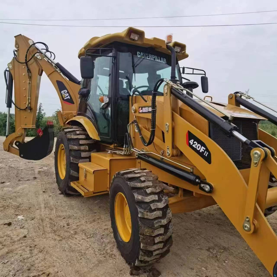 CATERPILLAR 420F backhoe loader stock new low hour jcb TLB - Ровокопач: слика 2 CATERPILLAR 420F backhoe loader stock new low hour jcb TLB - Ровокопач: слика 2
