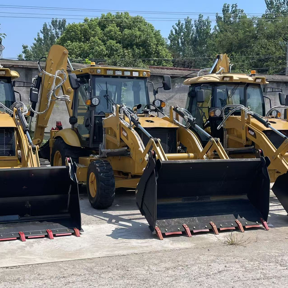 CATERPILLAR 428F backhoe loader powerful jcb - Ровокопач: слика 1 CATERPILLAR 428F backhoe loader powerful jcb - Ровокопач: слика 1