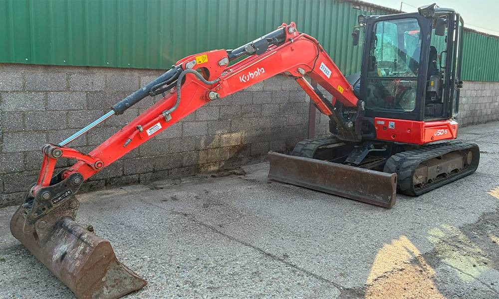 Kubota U 50-5 - Мини багер: слика 1 Kubota U 50-5 - Мини багер: слика 1