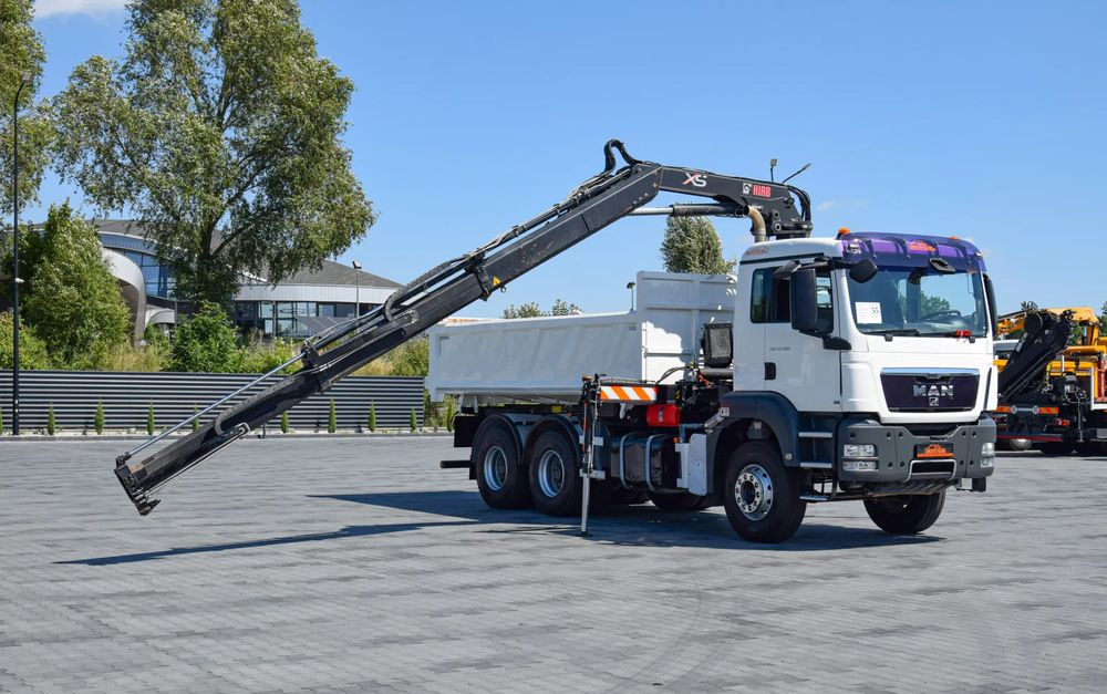 MAN TGS 33.360 / 6x4 / HDS HIAB 122 E-2 HIDUO / STEROWANIE RADIOWE / WYWROTKA / HYDROBURTA / AUTOMAT / KLIMA / TEMPOMAT / KAMERA COFANIA / SPROWADZONY - Кипер, Камион со кран: слика 3 MAN TGS 33.360 / 6x4 / HDS HIAB 122 E-2 HIDUO / STEROWANIE RADIOWE / WYWROTKA / HYDROBURTA / AUTOMAT / KLIMA / TEMPOMAT / KAMERA COFANIA / SPROWADZONY - Кипер, Камион со кран: слика 3