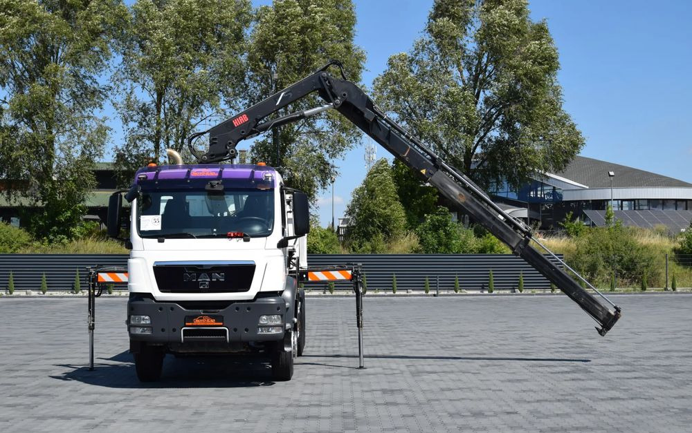 MAN TGS 33.360 / 6x4 / HDS HIAB 122 E-2 HIDUO / STEROWANIE RADIOWE / WYWROTKA / HYDROBURTA / AUTOMAT / KLIMA / TEMPOMAT / KAMERA COFANIA / SPROWADZONY - Кипер, Камион со кран: слика 2 MAN TGS 33.360 / 6x4 / HDS HIAB 122 E-2 HIDUO / STEROWANIE RADIOWE / WYWROTKA / HYDROBURTA / AUTOMAT / KLIMA / TEMPOMAT / KAMERA COFANIA / SPROWADZONY - Кипер, Камион со кран: слика 2
