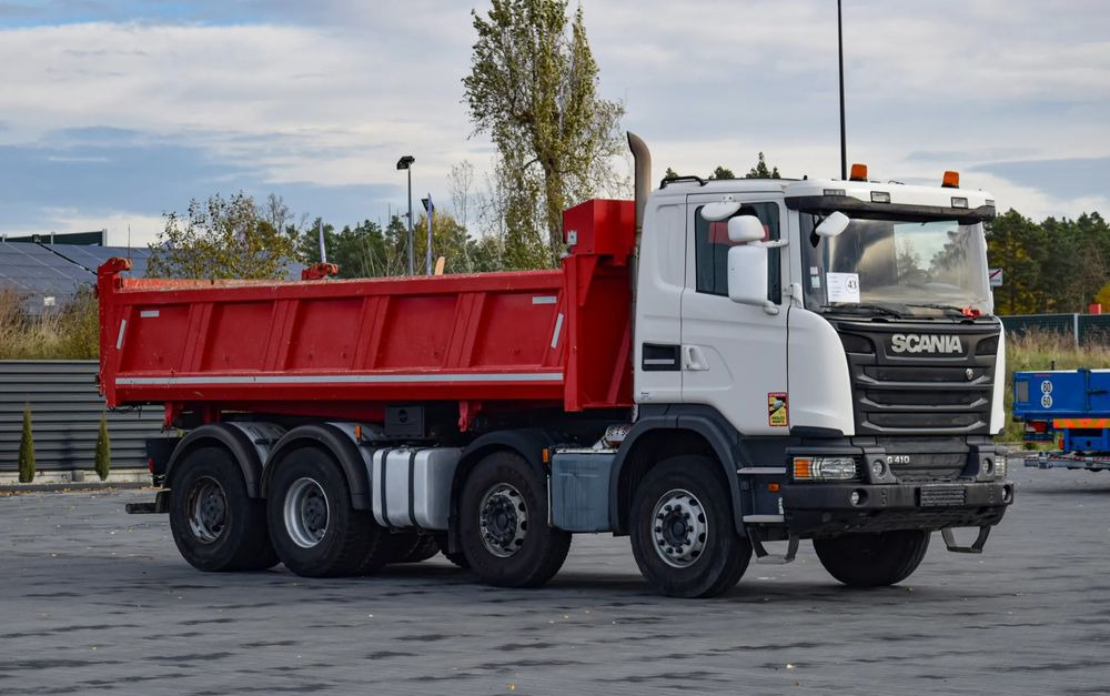 Scania G410 / 8x4 / EURO 6 / WYWROTKA / MELLER KIPPER / HYDROBURTA / AUTOMAT / 2016 / SERWISOWANY / SPROWADZONY - Кипер: слика 3 Scania G410 / 8x4 / EURO 6 / WYWROTKA / MELLER KIPPER / HYDROBURTA / AUTOMAT / 2016 / SERWISOWANY / SPROWADZONY - Кипер: слика 3