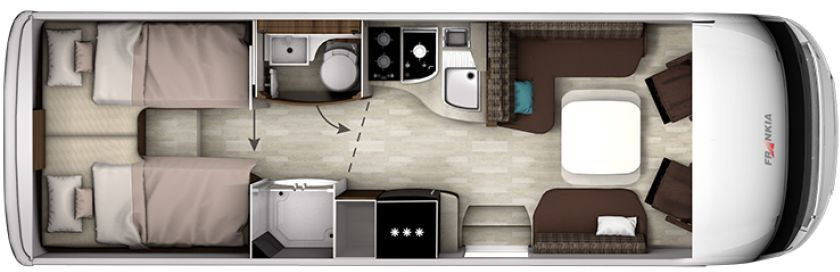 Frankia Titan I 790 GD Solar Klima Keramikv SOG ... - Интегриран кампер: слика 2 Frankia Titan I 790 GD Solar Klima Keramikv SOG ... - Интегриран кампер: слика 2