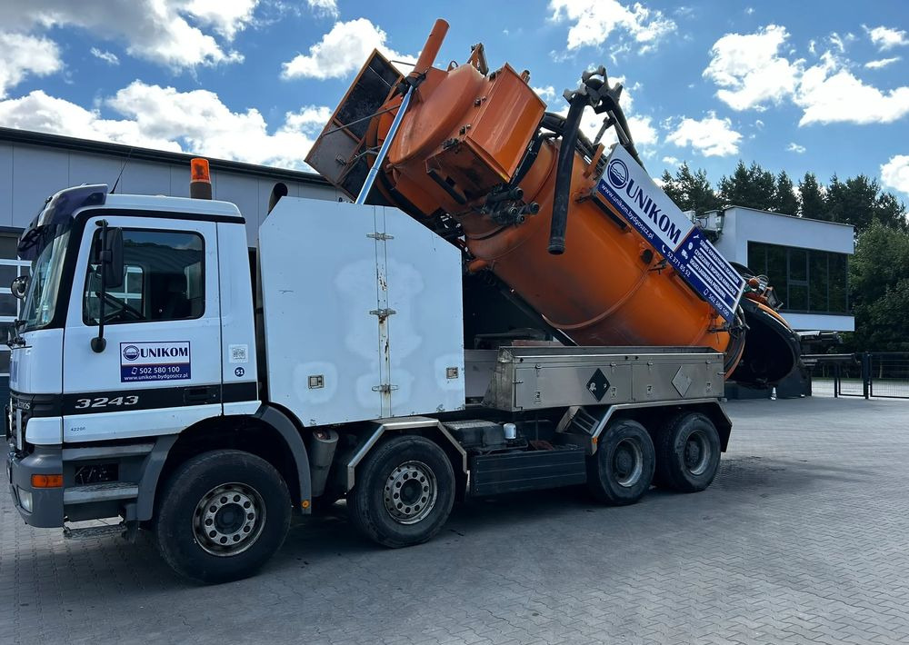 Mercedes-Benz ACTROS 3243 KAISER AQUASTER WUKO - Вакуумски камион: слика 1 Mercedes-Benz ACTROS 3243 KAISER AQUASTER WUKO - Вакуумски камион: слика 1